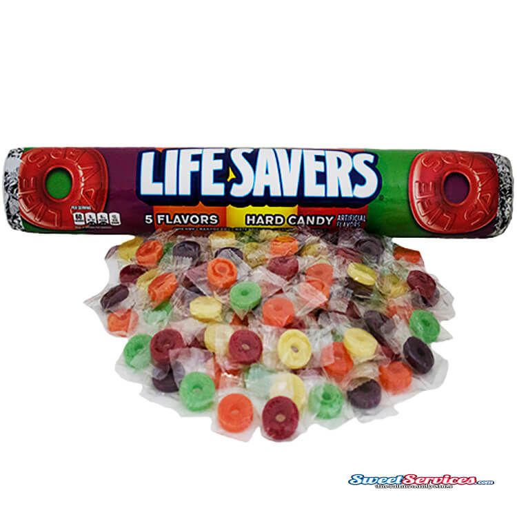 Lifesavers 5 Flavor Big Bank Tube Christmas Candy